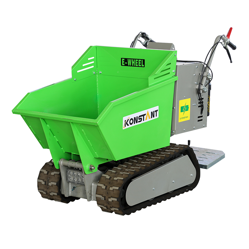350 kg di payload Drive elettrico Tracciato Mini Dumper